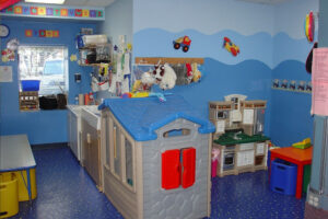 Bright clinical space for kids